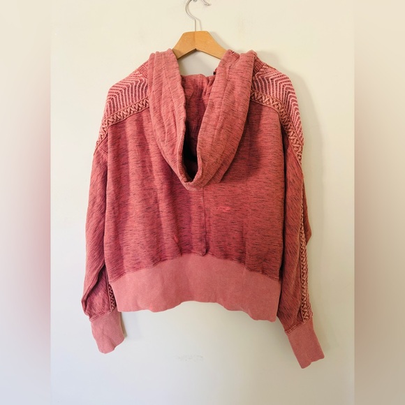 NWF $120 Free People Mountain high Cable Hoodie L - Picture 6 of 16